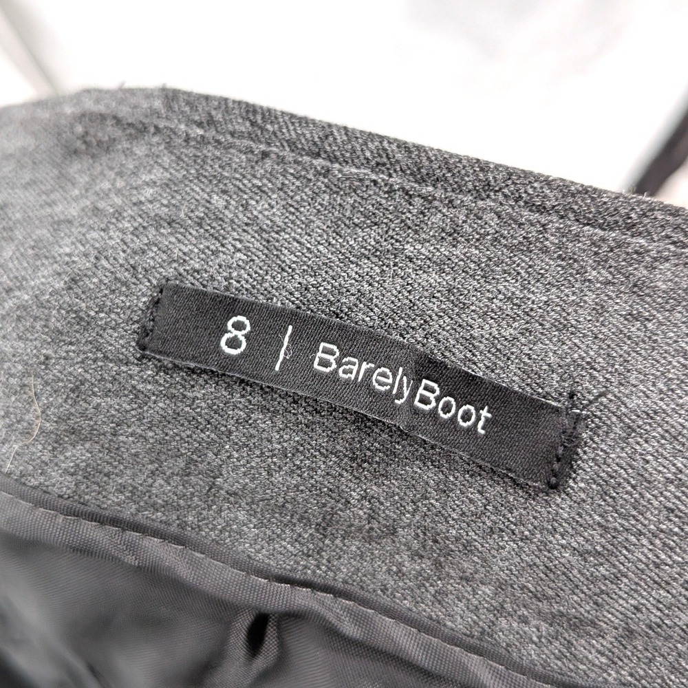 Talbots Barely Boot Dress Pants Gray Career Stretch Trousers Women's 8 - Picture 4 of 9